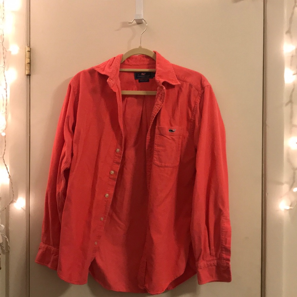 Vineyard Vines Men’s Coral Tucker Shirt